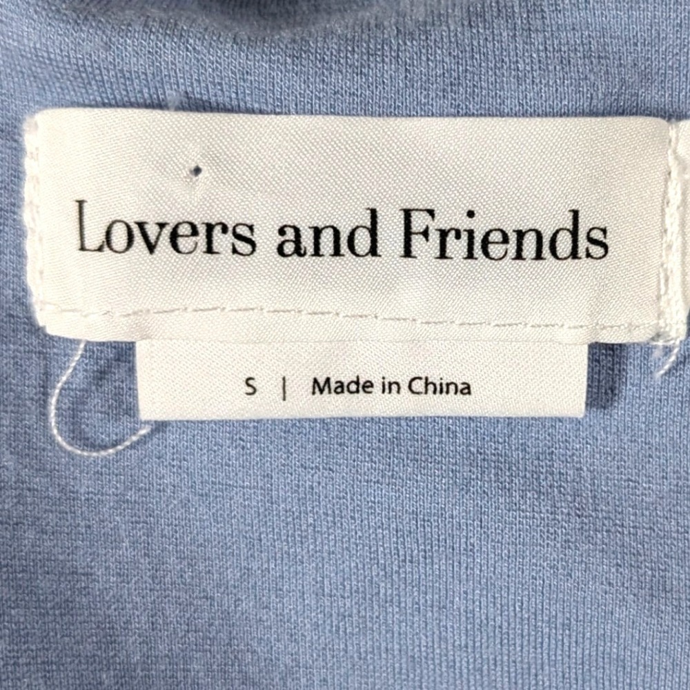 Lovers and Friends Titus Midi Dress Cutout Slit Bodycon Periwinkle Blue Sz S - Picture 5 of 15